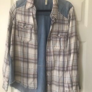 Free People button front top